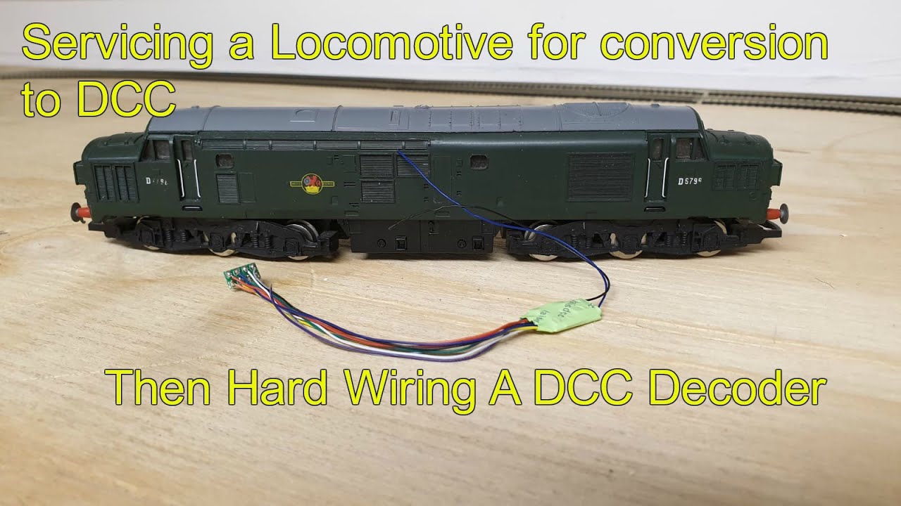 39. Servicing a 30 year old locomotive and hard wiring a DCC decoder into it.