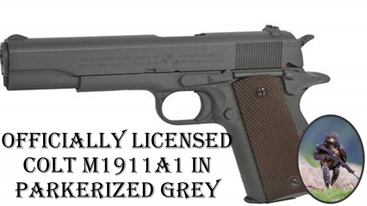 OFFICIALLY LICENSED COLT M1911A1 IN PARKERIZED GREY AS SEEN IN CALL OF DUTY WW2
