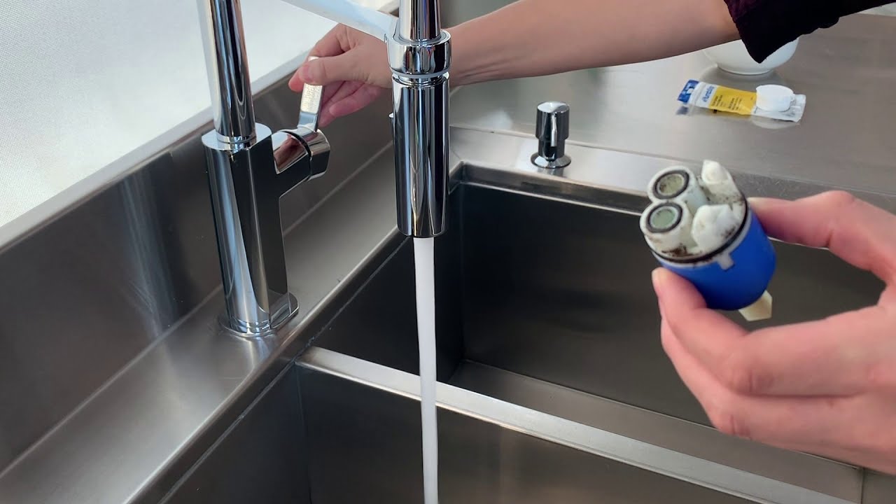 How to Clean a fluid Faucet Cartridge