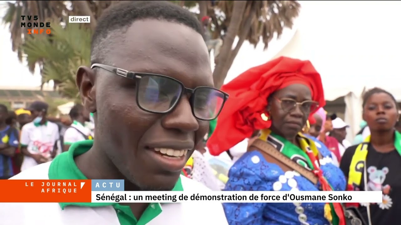 Sénégal : démonstration de force pour Ousmane Sonko