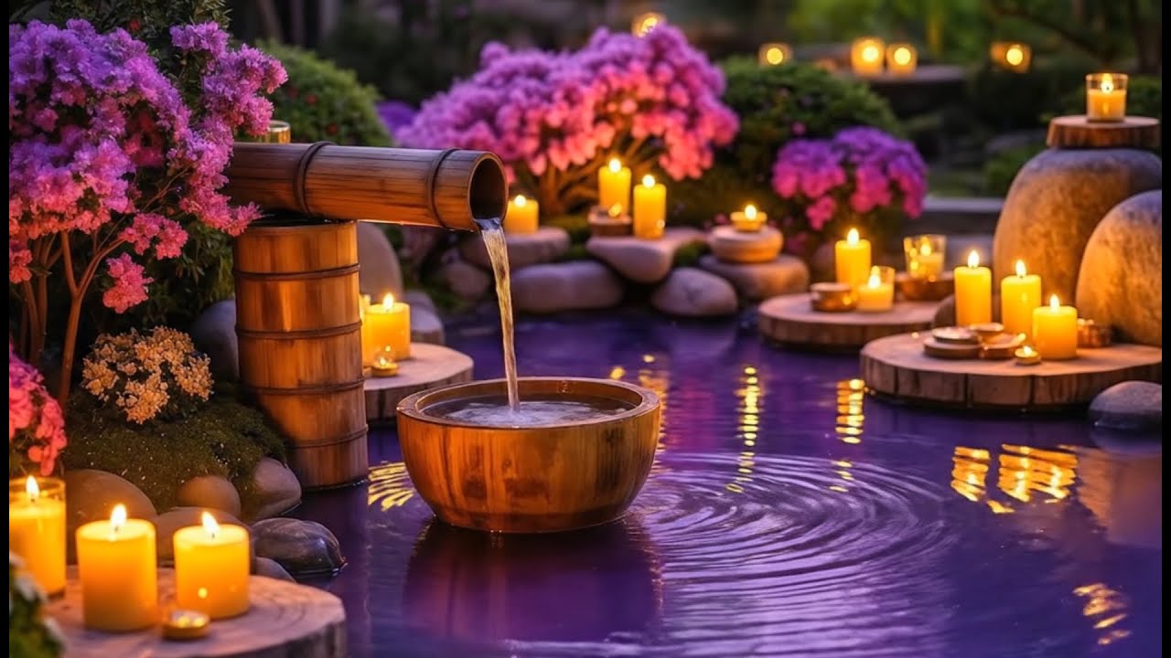 Soothing Relaxation Music + Healing Water Sounds 🍃 Deep Sleep, Ease Overthinking, Relieves Stress