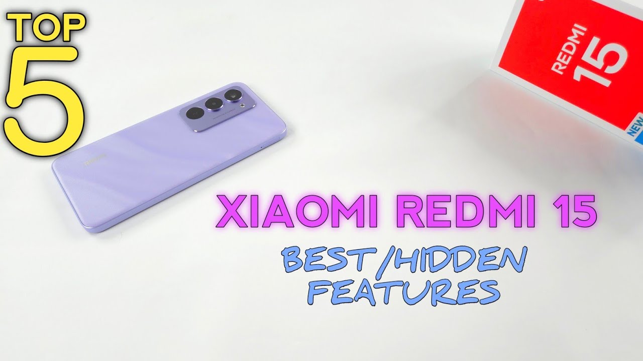 Xiaomi Redmi 15 Top 5 Best/Hidden Features | Top 5 Tips Tricks Of Redmi 15