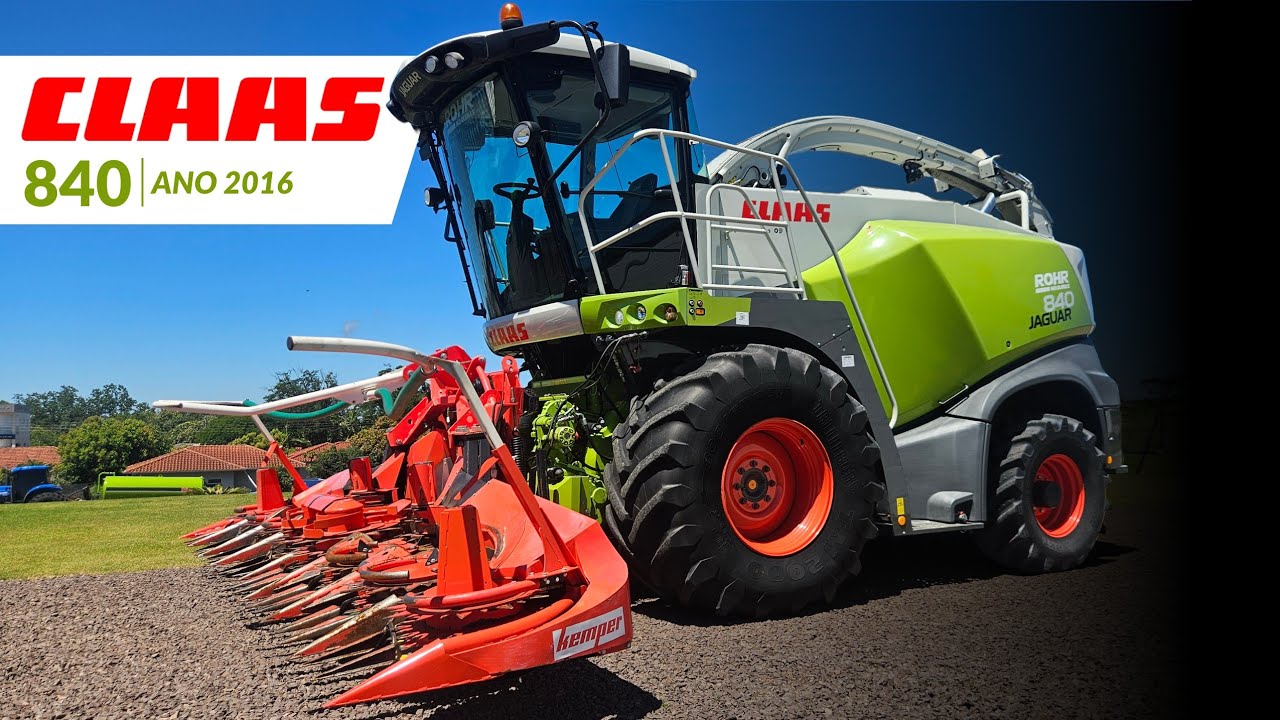 Forrageira Automotriz Claas Jaguar 840 - Ano 2016