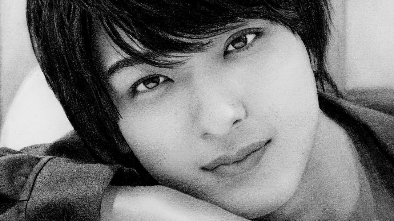 ｡♥｡鉛筆画 横浜流星 完成までの一部始終 動画 早送り / Pencil drawing/ Ryusei Yokohama/ Portrait/ How To Draw