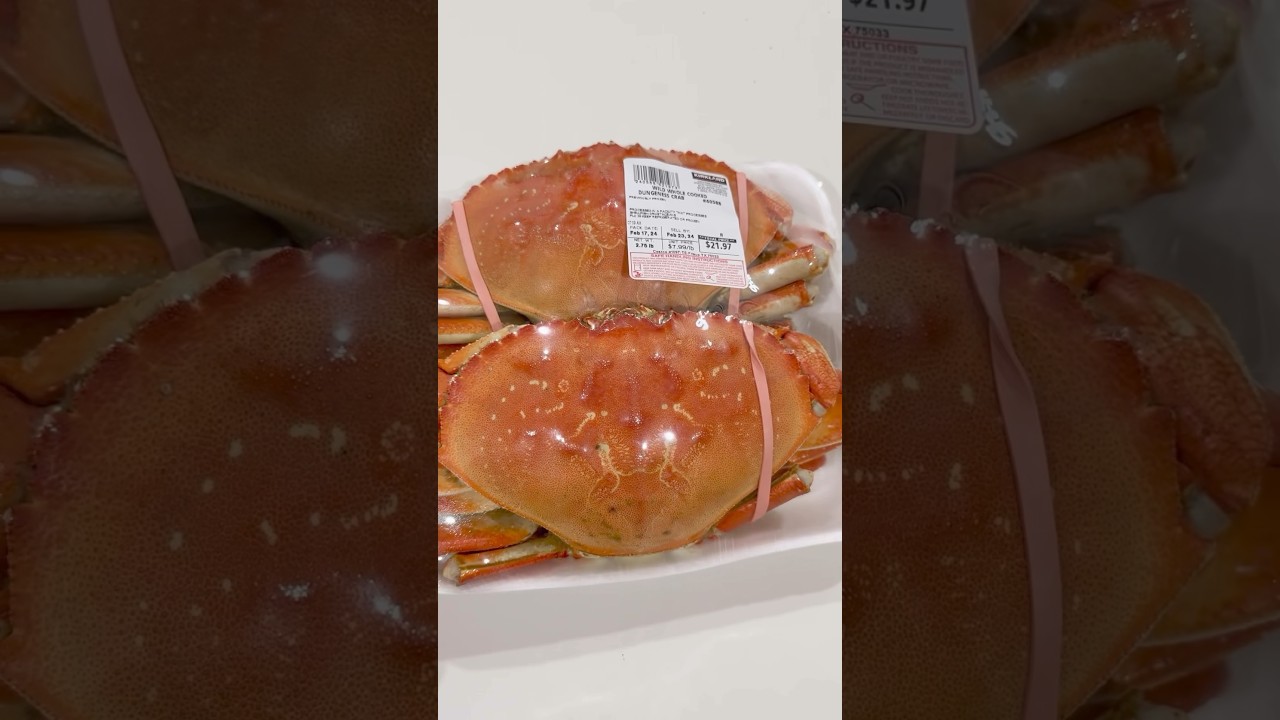Crabs from Costco 🦀🤤 #crabs #cookingeating #costcofood #costcobuys #costco #seafood