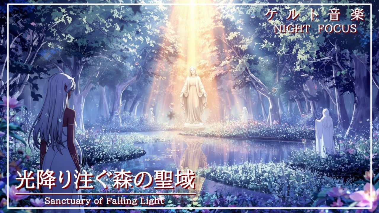 【Celtic Music】光降り注ぐ森の聖域 - Sanctuary of Falling Light【睡眠・リラックス用】