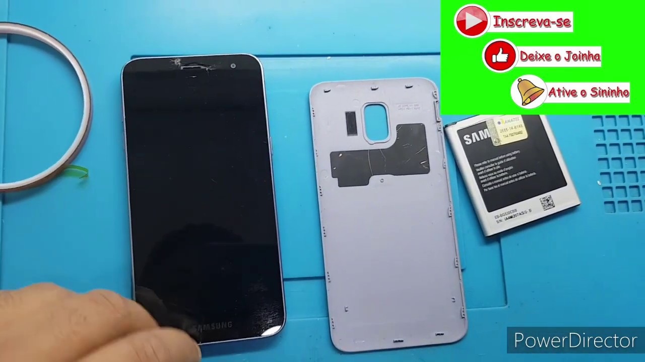 SAMSUNG J2 CORE ( J260 ) NAO CARREGA ( TROCA DO CONECTOR DE CARGA ) OBS COM TELA QUEBRADA!!