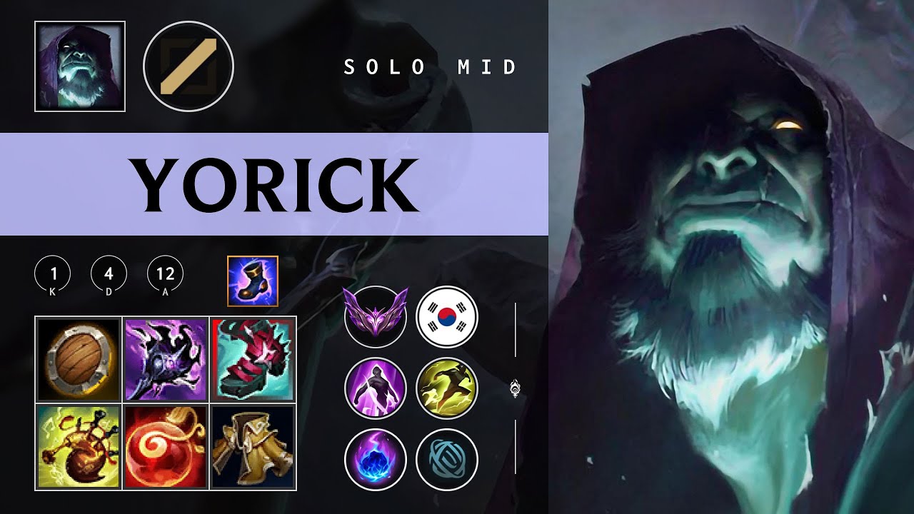 Yorick Mid vs Galio - KR Master Patch 26.02
