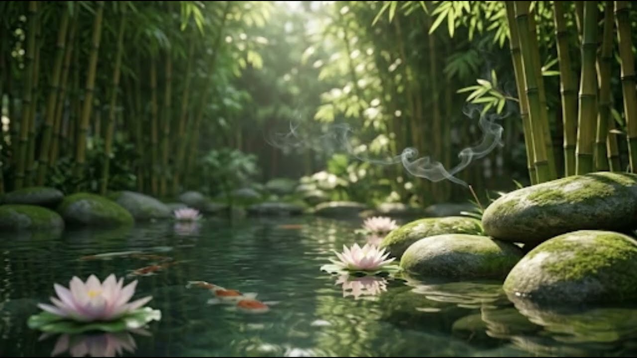 Deep Spa & Wellness Music 🪷 Calming Harp & Bamboo Flute for Deep Relaxation