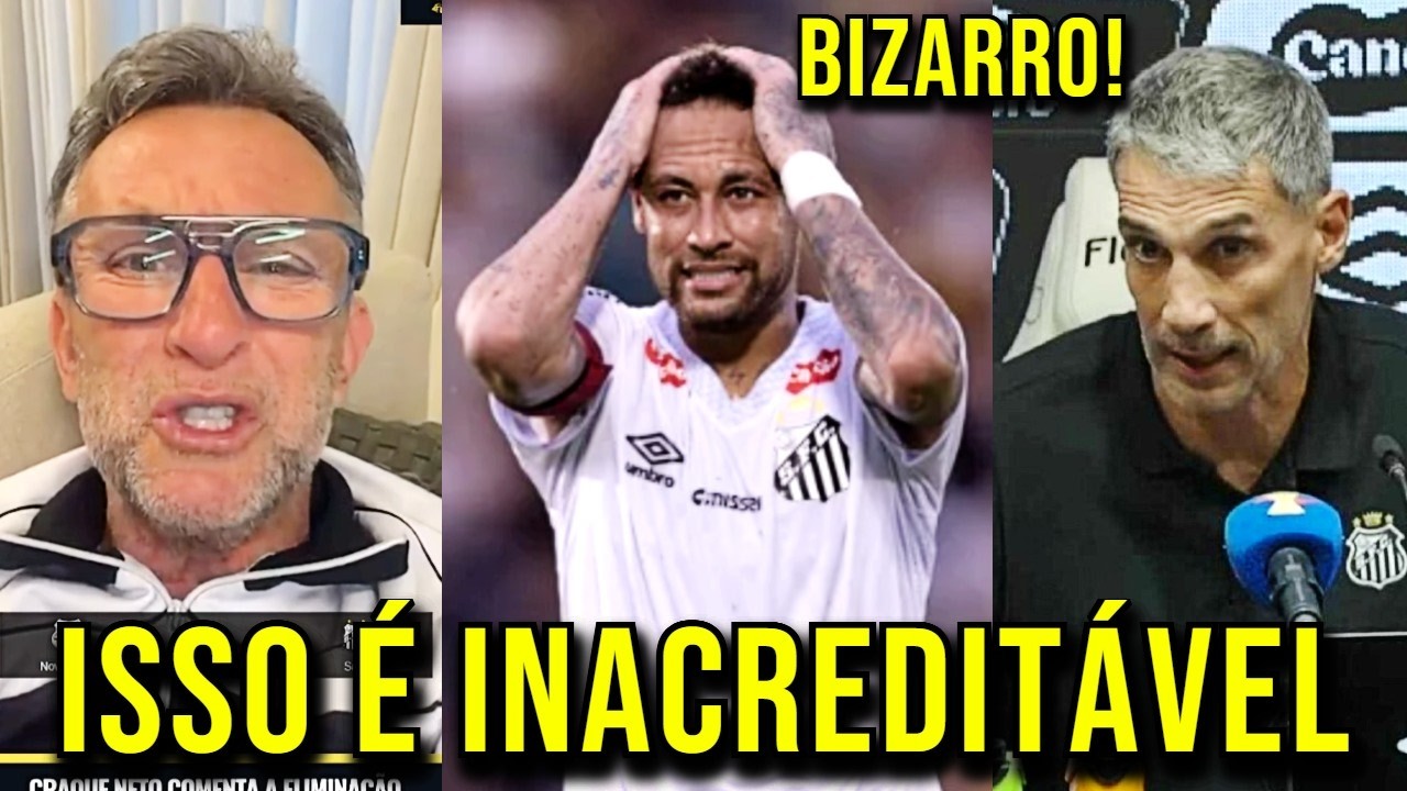 NETO FALOU TUDO SOBRE O NEYMAR E ACABOU COM VOJVODA APÓS ELIMINAÇÃO DO SANTOS PARA O NOVORIZONTINO!