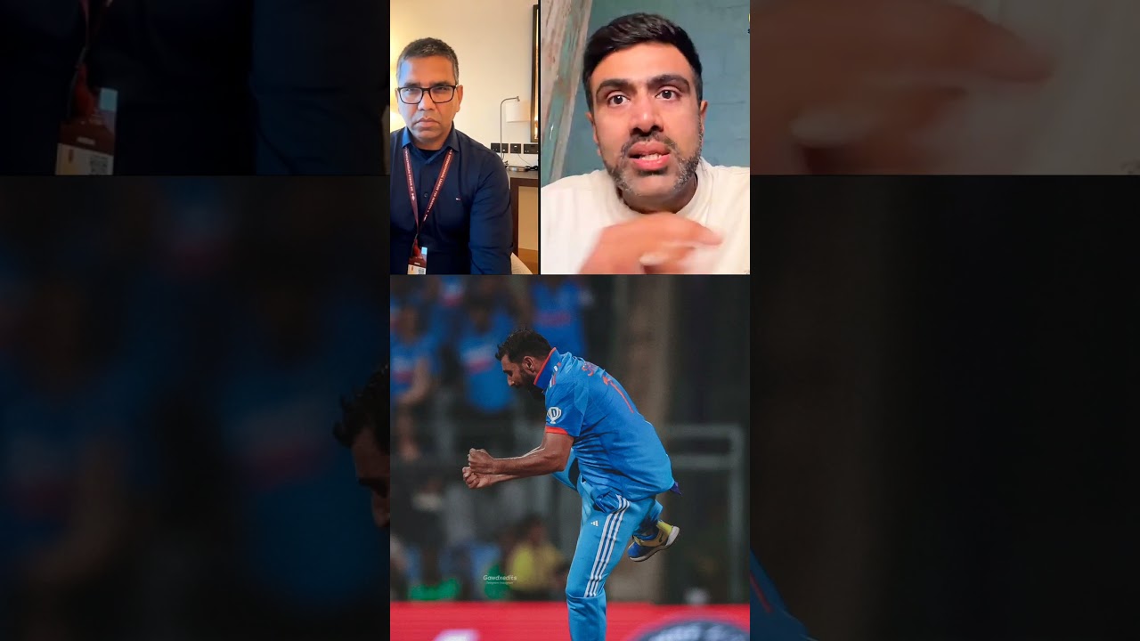 ASHWIN ON MOHAMMAD SHAMI NOT SELECTION 👀 #cricket #shorts