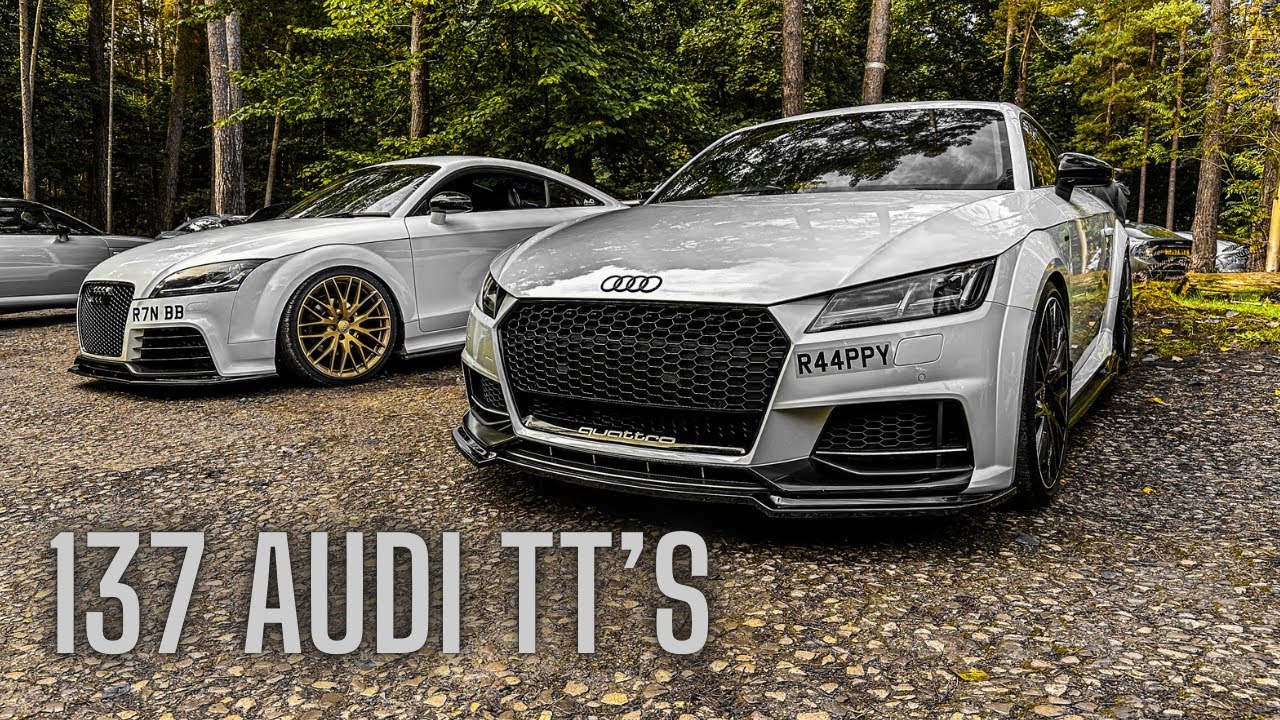 137 Audi TT’s at Ockham Bites breakfast meet, is it a World Record?