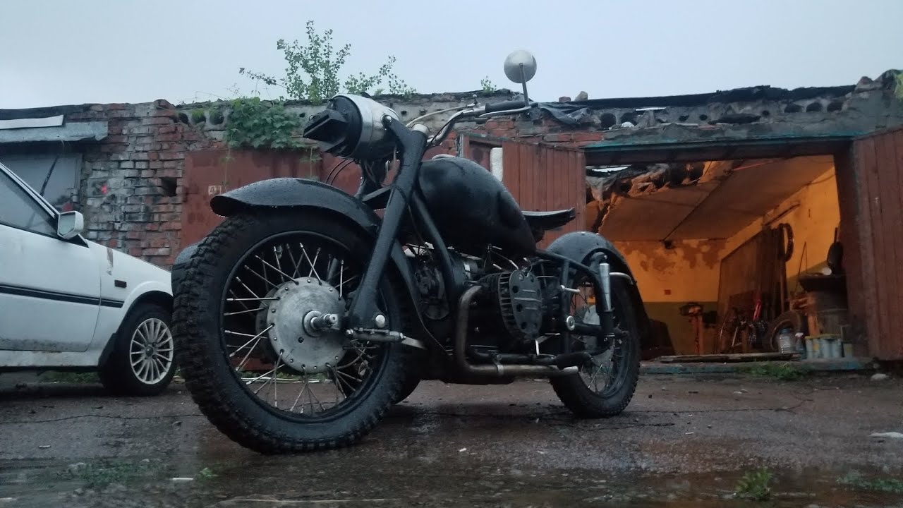 К750 с титановым выхлопом и компрессором!
