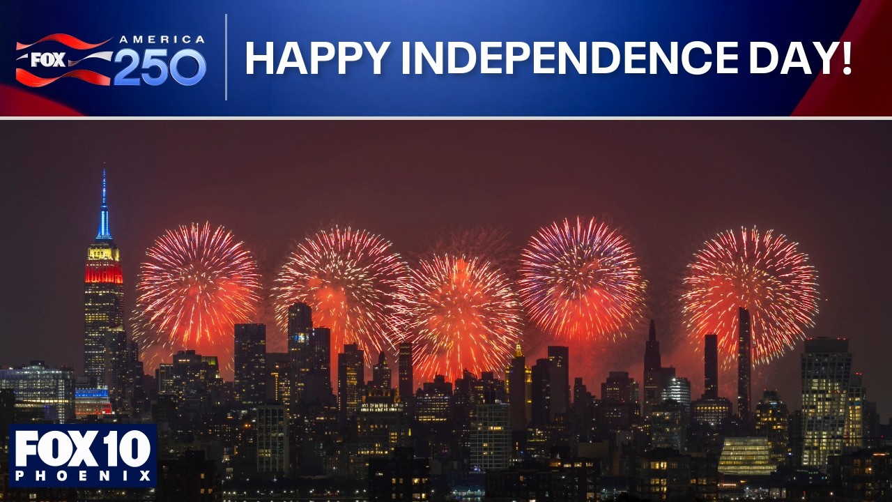 🔴LIVE: Watch fireworks on the Fourth of July | FOX 10 Phoenix