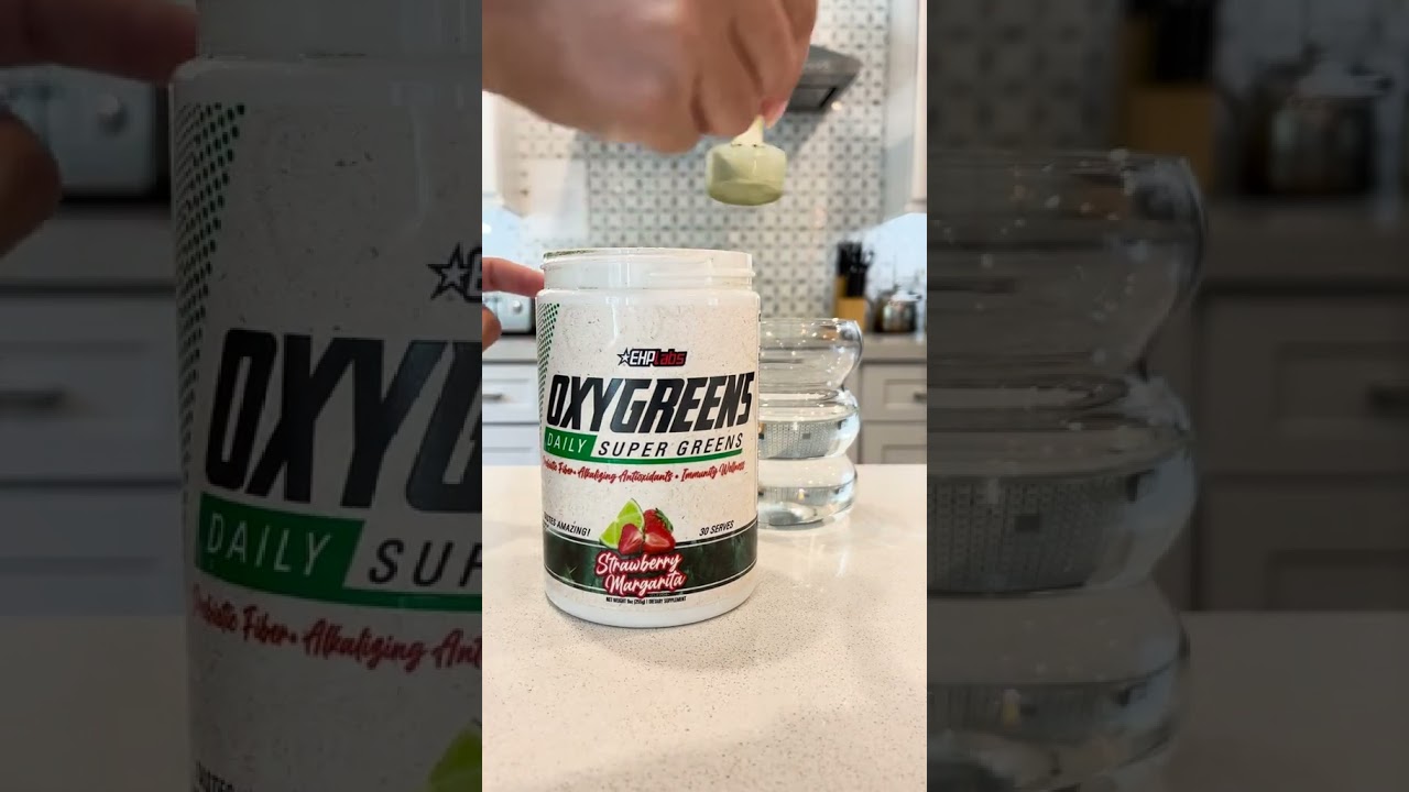 OxyGreens ASMR 🤤 Spring into shape with our anti-bloat formula! | EHPlabs