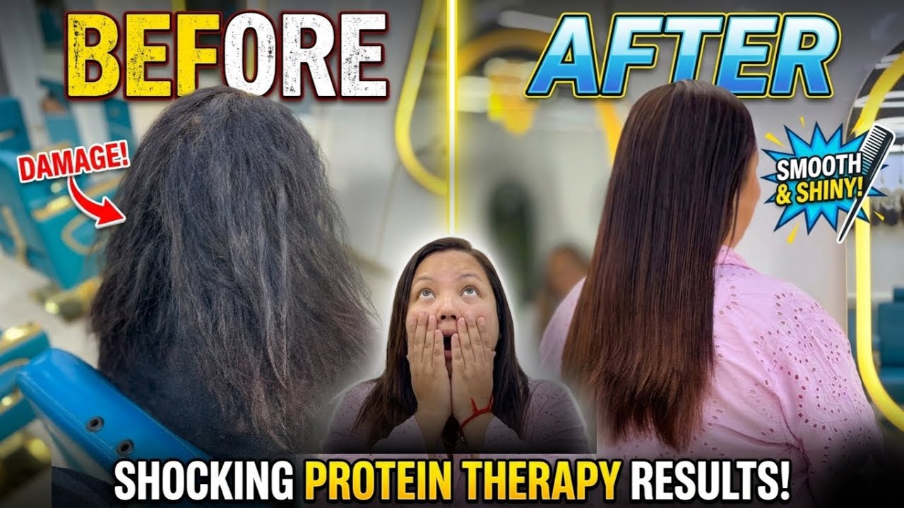 PROTIEN THERAPY || NEXT DAY WASH RESULT || BY P SQUARE SALON || STEP TO STEP 