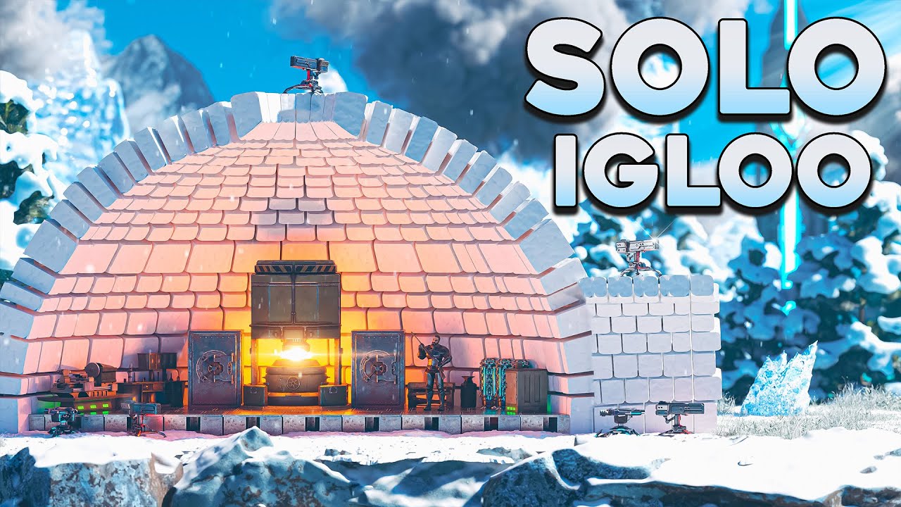 I Built the First Igloo Fortress in ARK PvP...