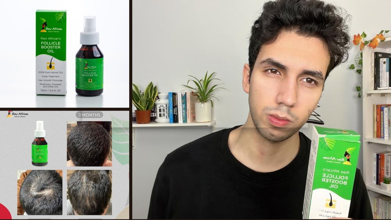 كثافة  شعري بعد 3 شهور مع || Follicle Booster  Raw African