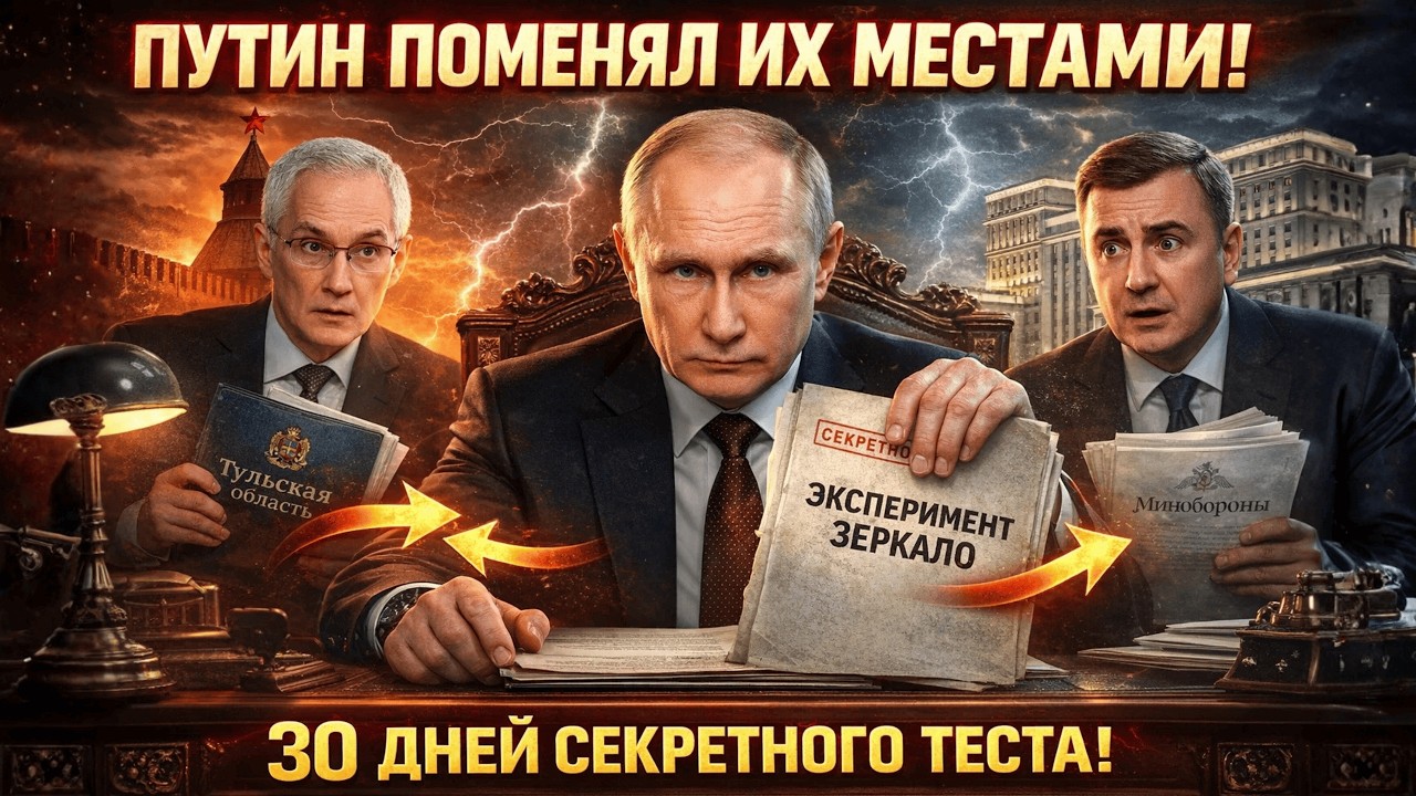 ШОК! ПУТИН ВЫБРАЛ ПРЕЕМНИКА! Заставил Белоусова и Дюмина ПОМЕНЯТЬСЯ РОЛЯМИ!