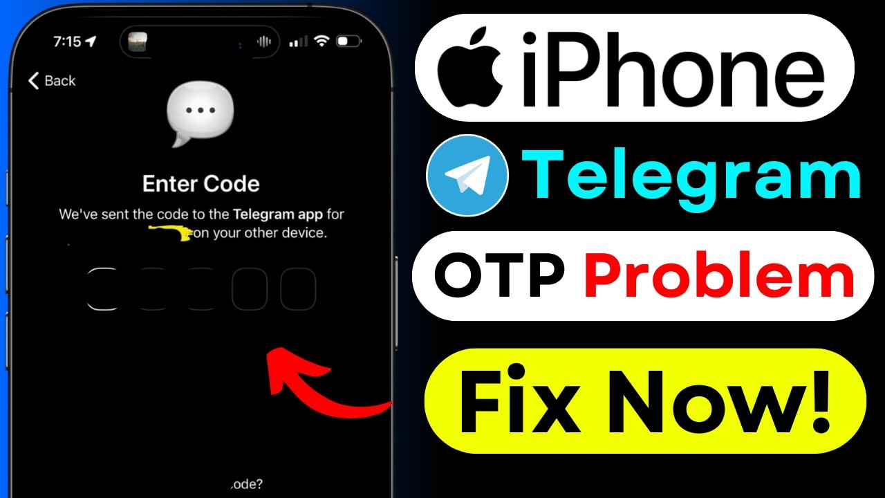 Telegram OTP Not Receiving iPhone Fix 🔥 SMS Code Problem, Verification Issue & iOS Guide (2026)