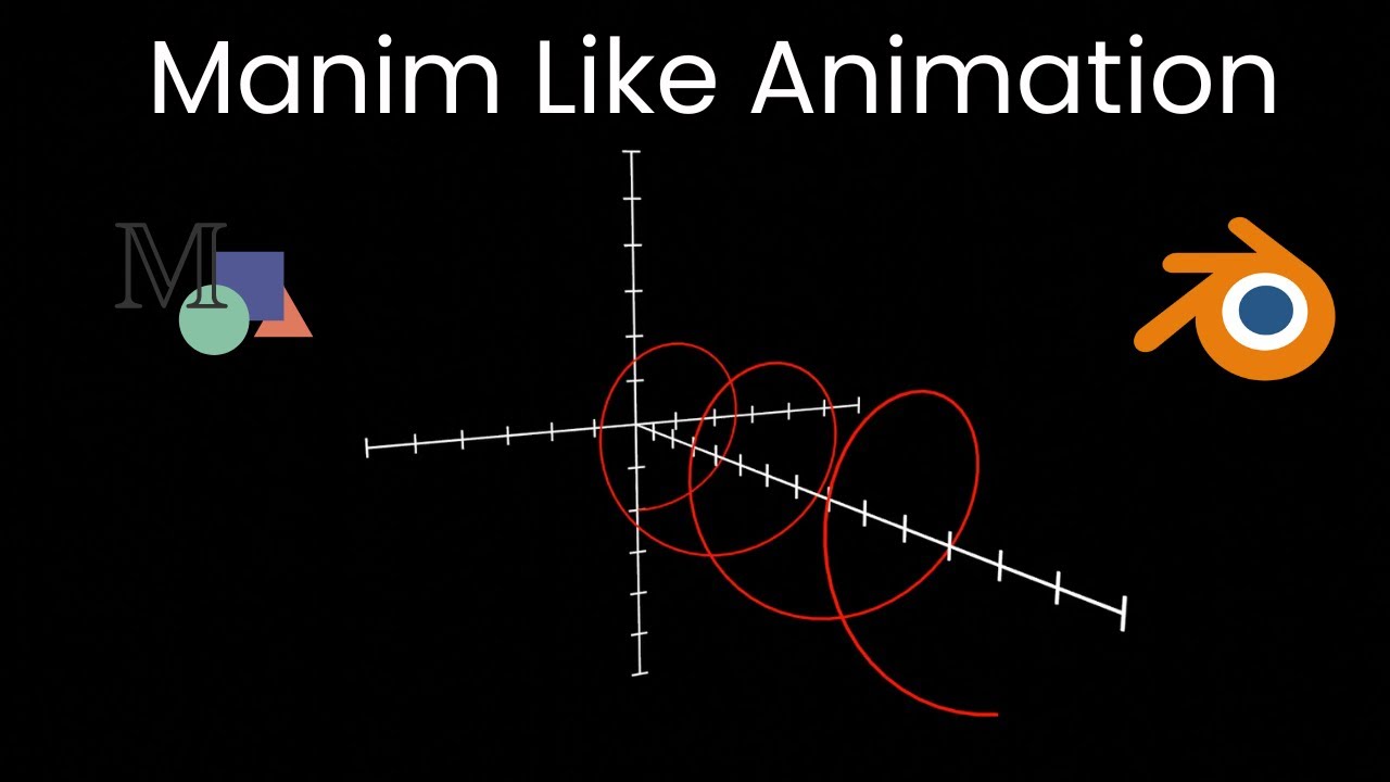Manim Like Aniamtion Tutorial in Blender