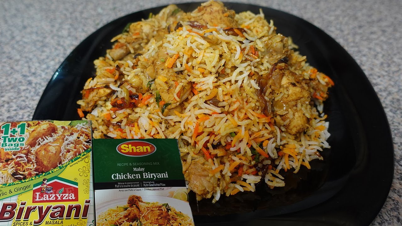 Restaurant Style Biryani using SHAN Chicken Biryani Masala & LAZYZA Biryani Masala | Ivon's Kitchen