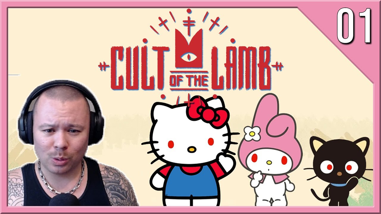 Day 1 of The Sanrio Cult | Cult of The Lamb Blind Playthrough [Part 1]