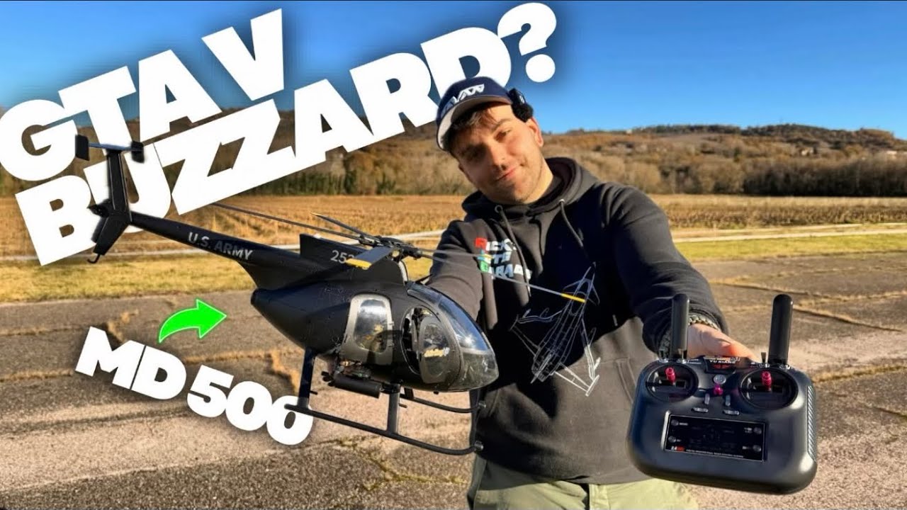 YUXIANG F119S MD500 Little Bird RTF/GPS 🚁 от @Stirlingkit — обзор полёта! [4K60fps HDR]