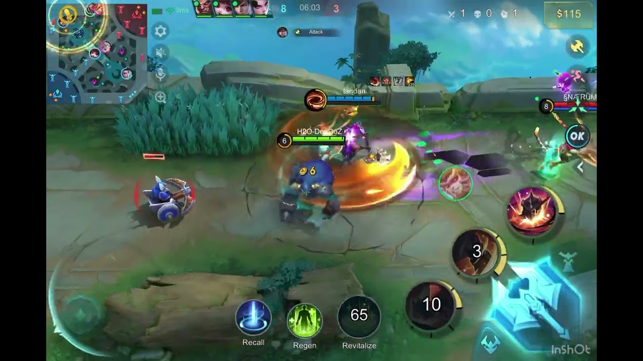 Mobile Legends: 4 nice Rank match but only picking Minotaur this time from March 8 2026 .
