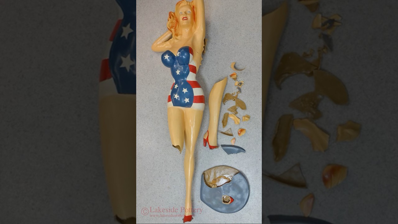 Captain America Resin Sculpture Repair
