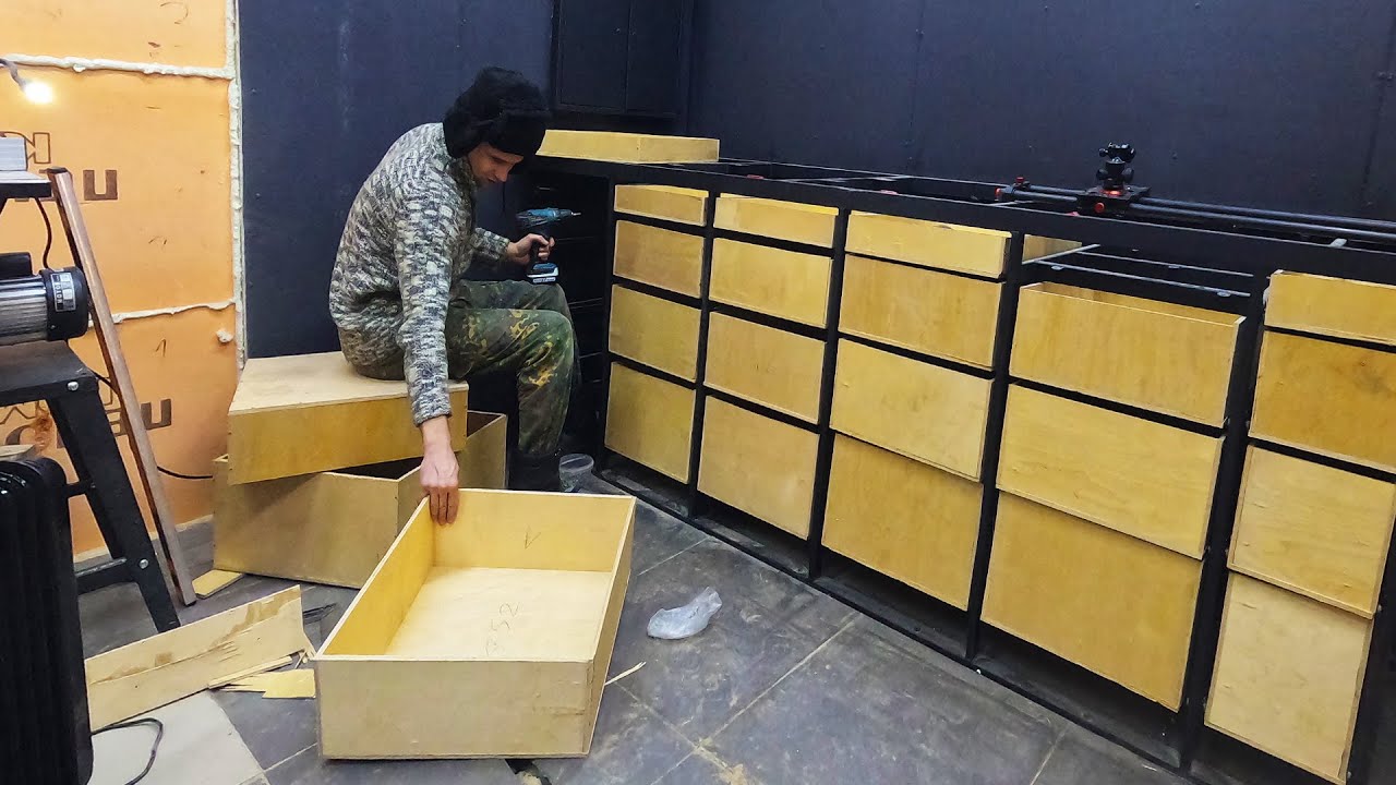 💪 ЯЩИК лучше ЧЕМ полка - но Его изготовление это вообще ........