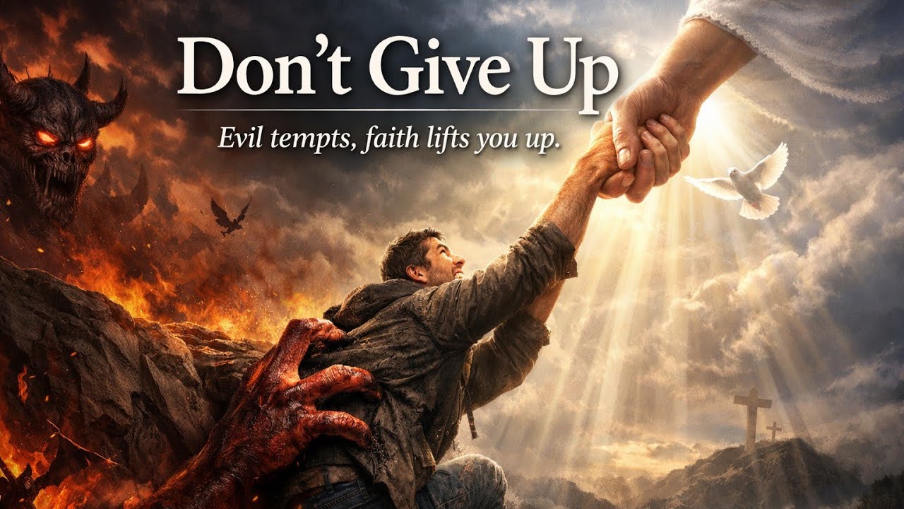 Don’t Give Up - Evil tempts, faith lifts you up