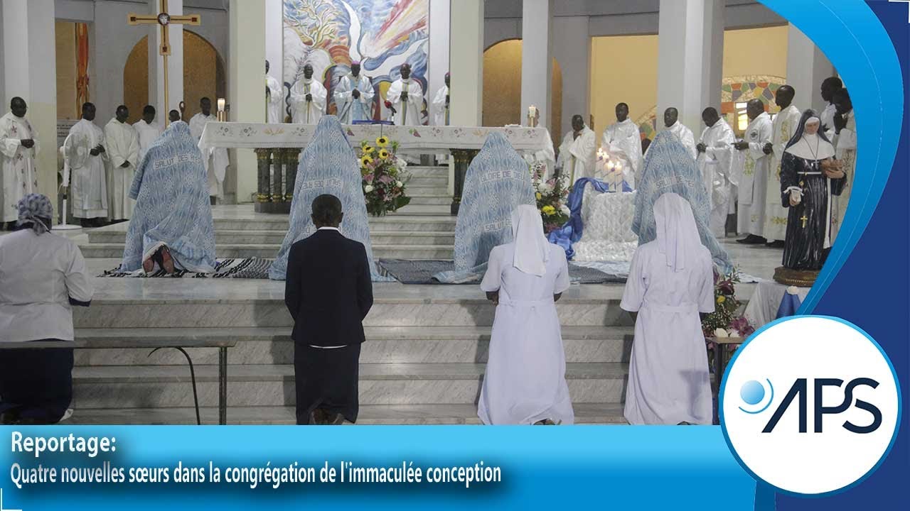 Quatre nouvelles sœurs dans la congrégation de l'immaculée conception
