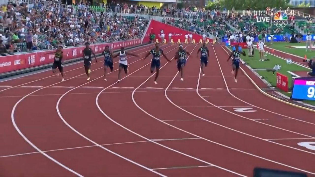 Men 100m Finals  USA Track & Field Olympic Team Trials 2021 June 20 男子100米奥运队选拔决赛 Sports, 体育