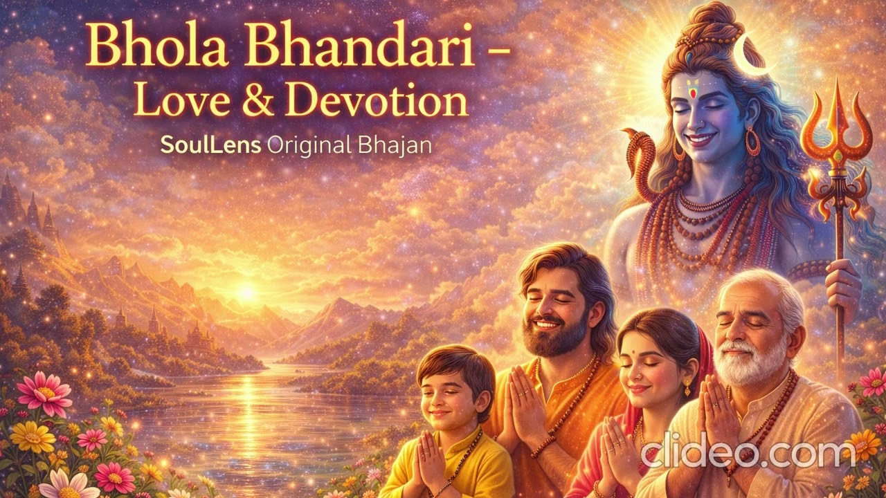 Bhola Bhandari 🕉️ | 1-Minute SoulLens Spiritual Chant | Love & Devotion