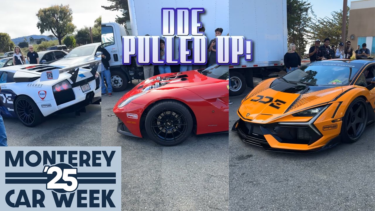 DDE PULLED UP ON ME! MONTEREY CAR WEEK 2025!