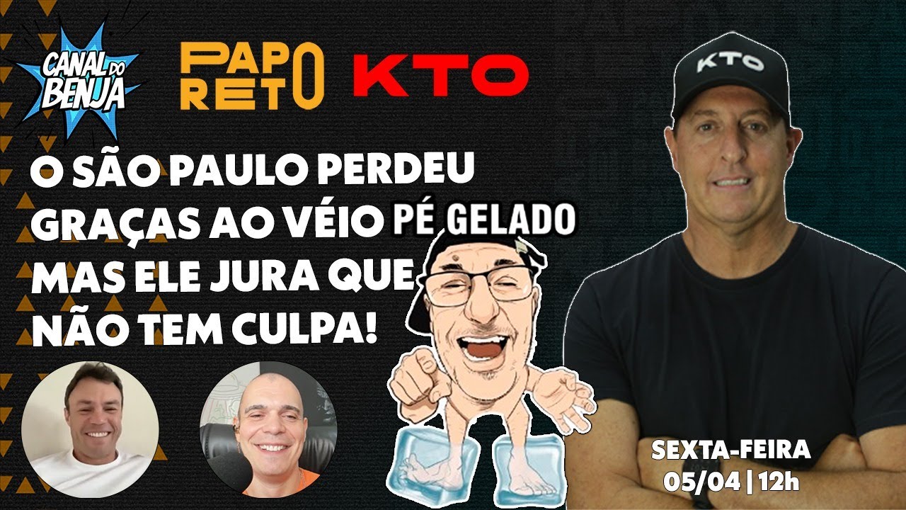 Papo Reto com Benja, Gladiador, Mano e Véio - ep. 258 - 05/04/2024