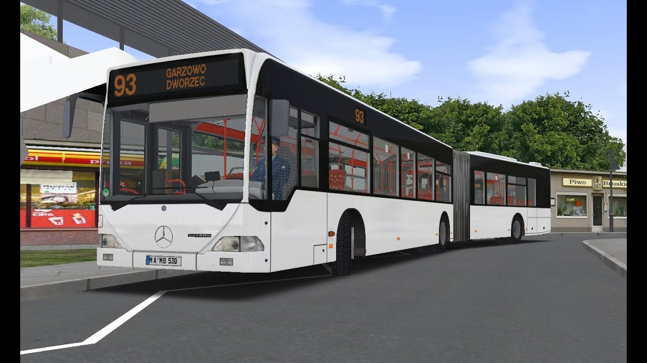 OMSI 2. Map Pobarowo, Line 93, Mercedes-Benz O530 G. Part 2