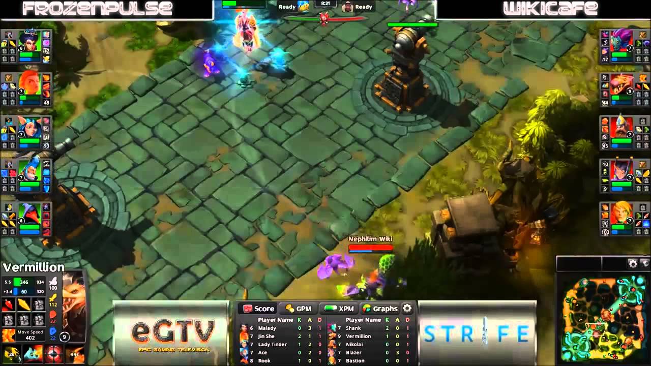 Strife Smackdown Ep. 1 - Wikicafe(PH) vs FrozenPulse(SG) | Game 2