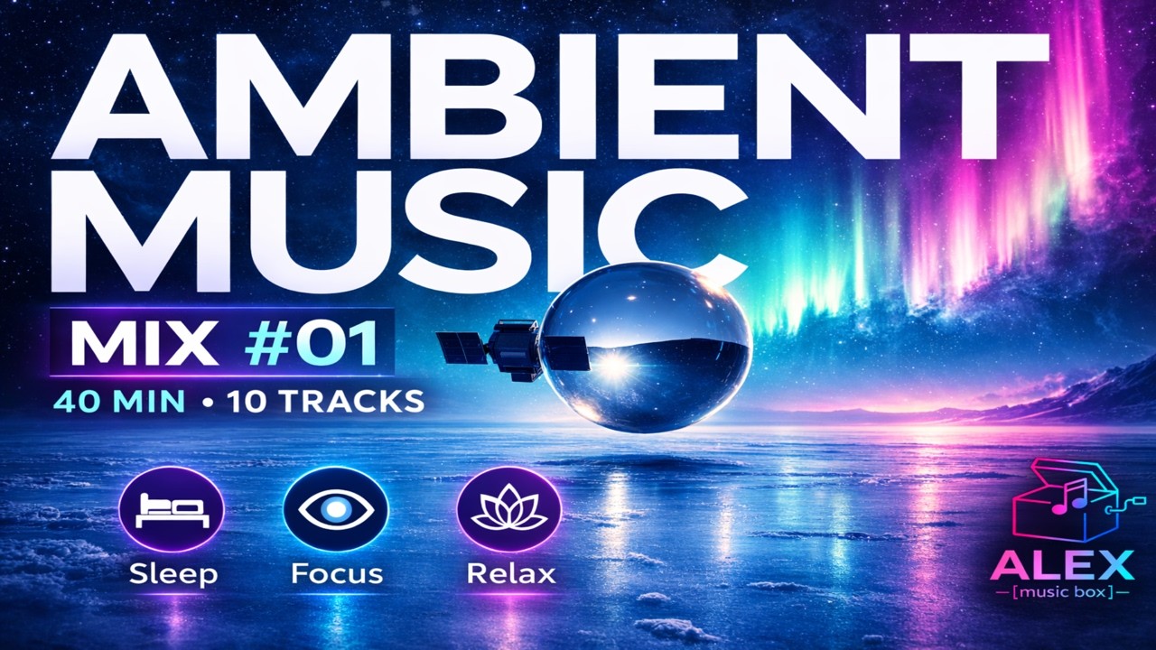 AMBIENT MUSIC MIX #01 | Relaxing Atmospheric Ambient | Sleep / Meditation | 40 MIN