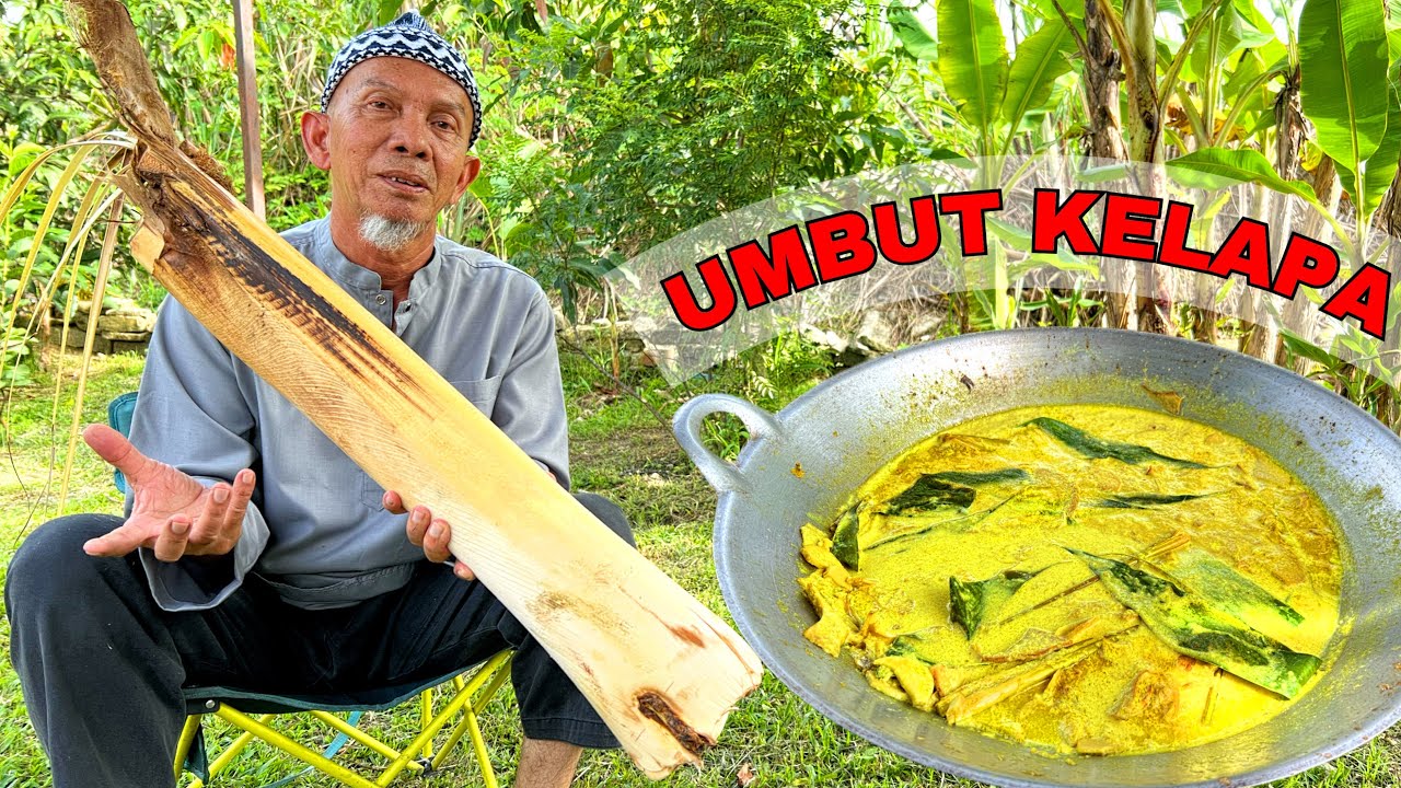 UMBUT KELAPA Masak Lemak | Cara Proses Umbut Kelapa | Umbut Nyoq
