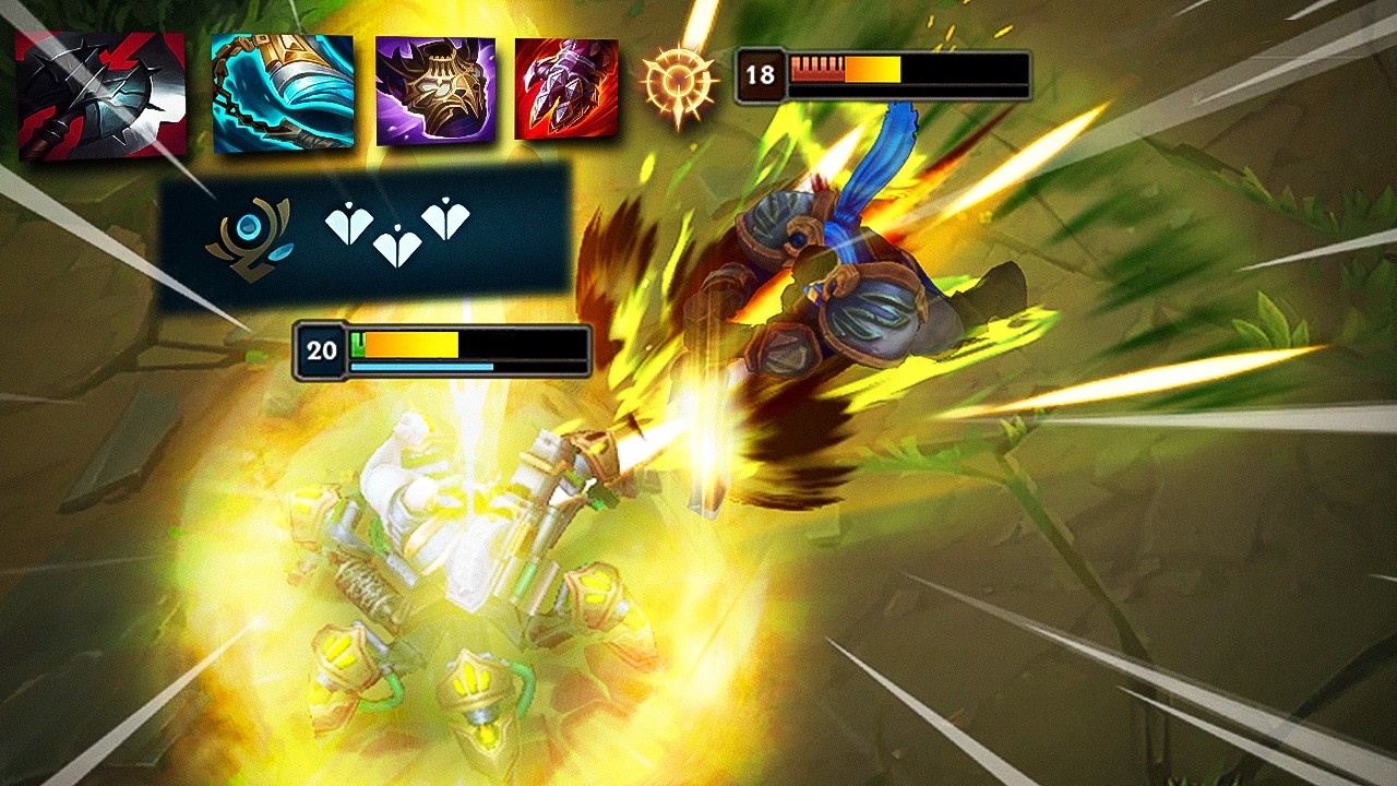 Buffed Garen is no problem for Level 20 Urgot...
