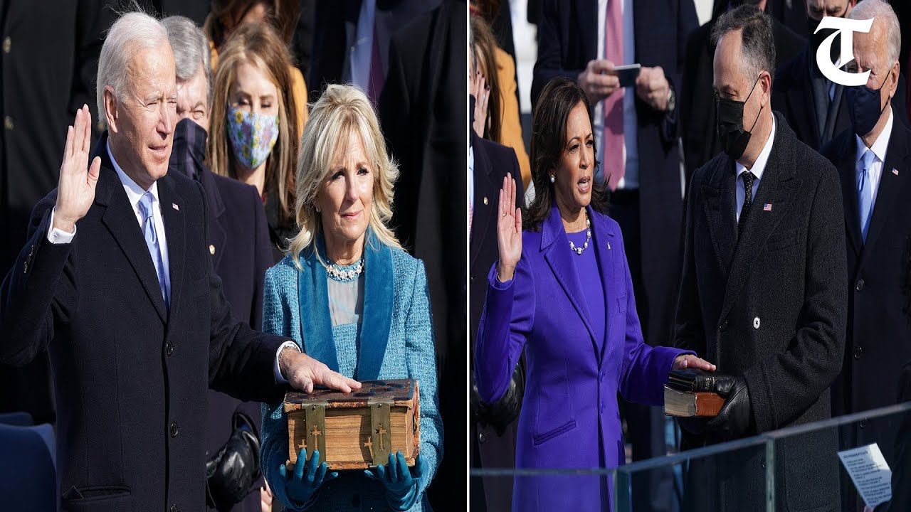 Live: Joe Biden and Kamala Harris are sworn in as President and Vice President of the United States