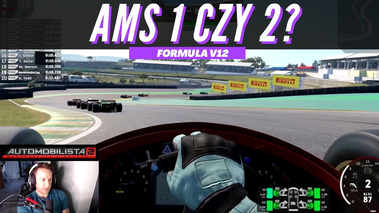 Może lepiej nie robić bezpośredniego por&oacute;wnania! Automobilista 2 - Formuła V12.