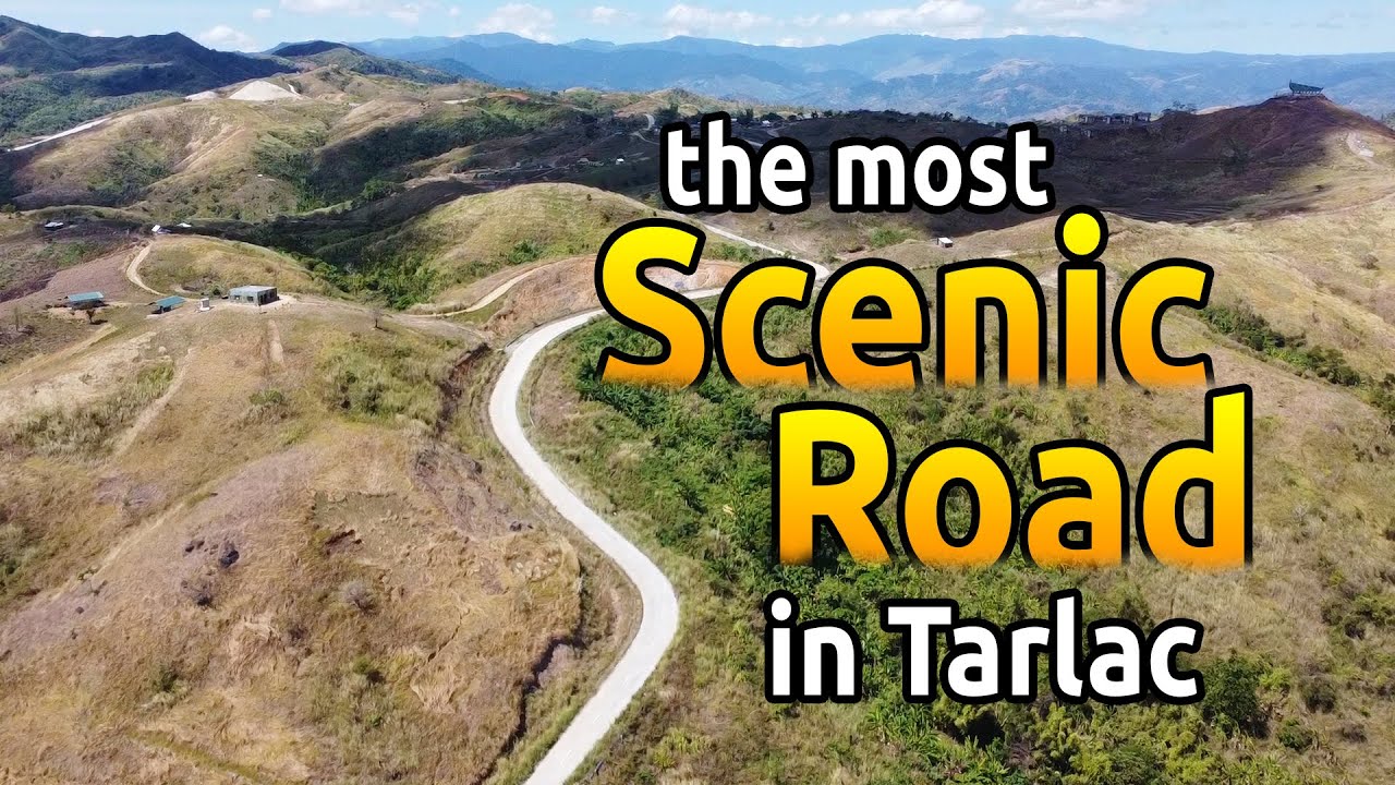 This SCENIC ROAD IN TARLAC is one of the best in the PHILIPPINES
