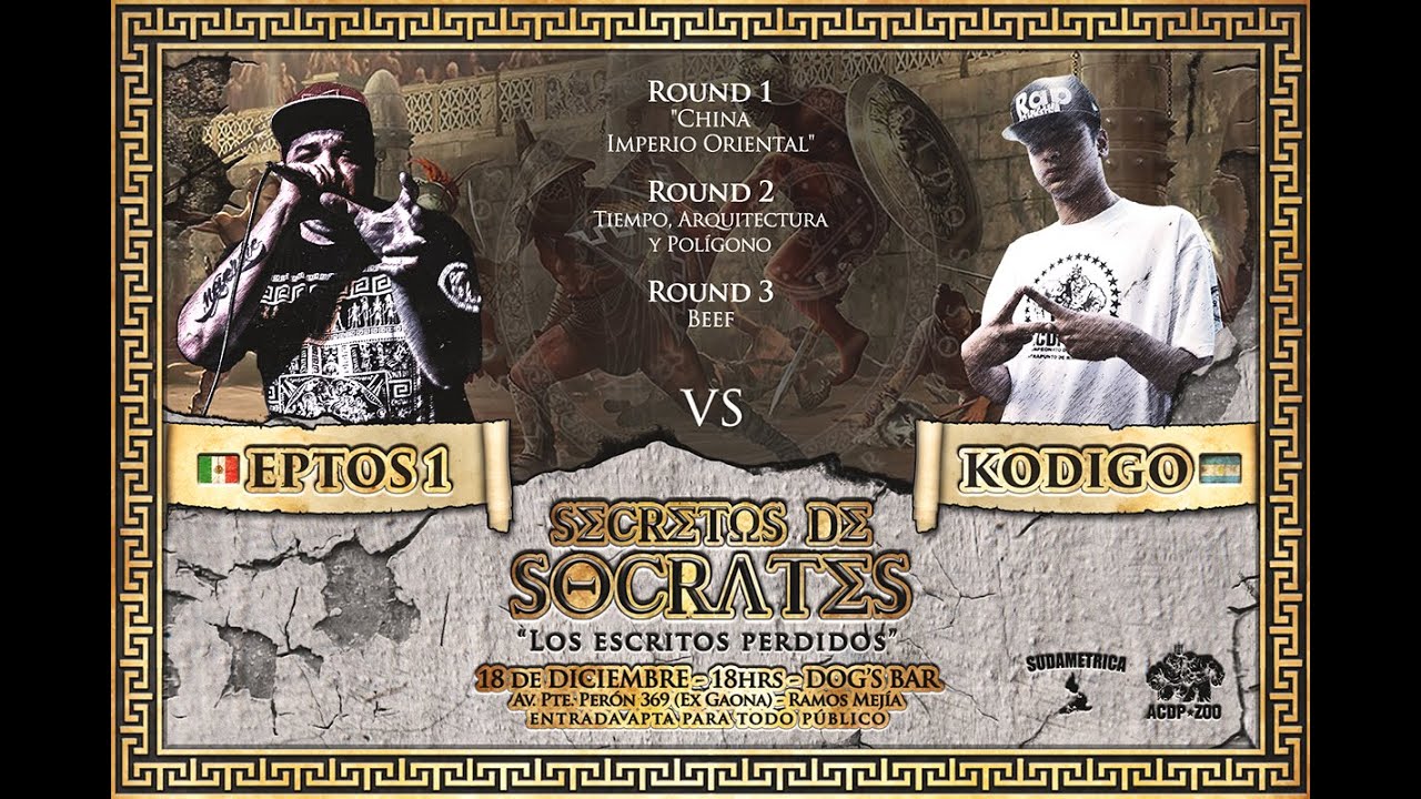 EPTOS UNO vs KODIGO * Secretos de Sócrates * Argentina