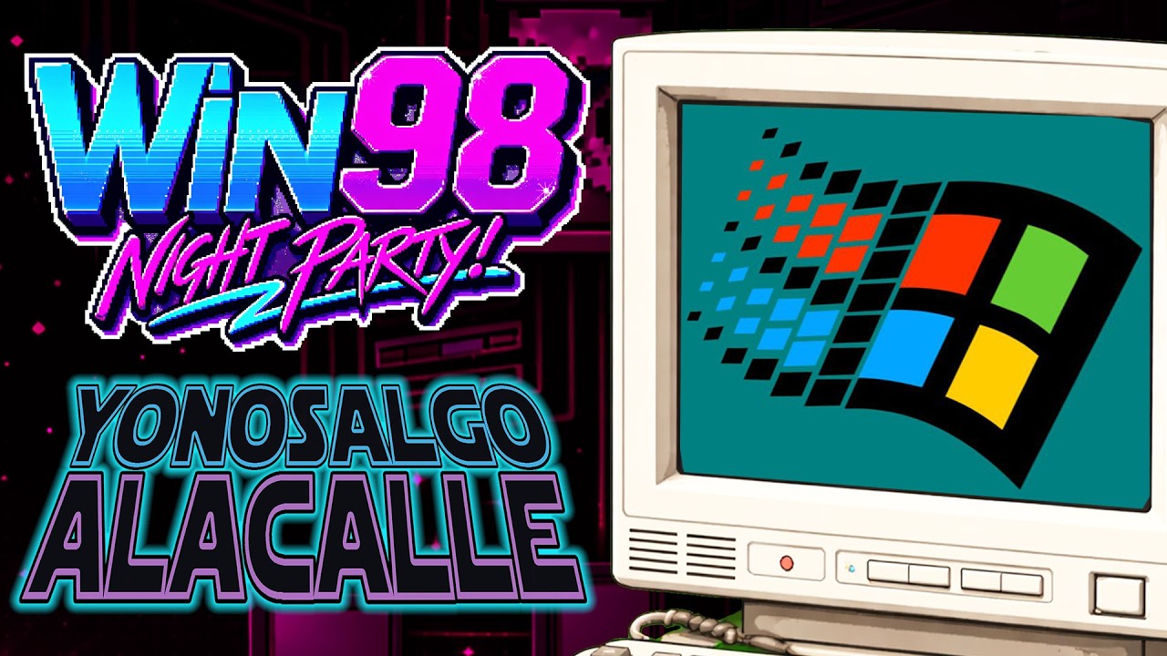 🔴 Windows 98 - Retro Night Party!