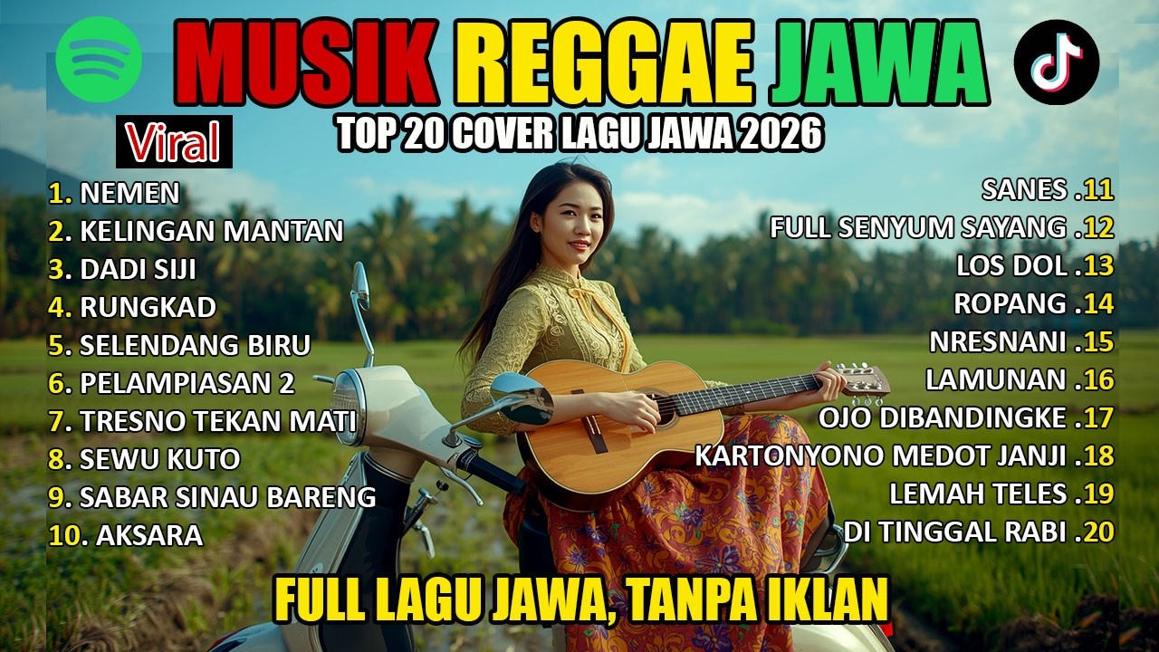 Cover Lagu Jawa Reggae Terbaru 2026 Full Album 🎧 Lagu Hits Spotify Indonesia Musik Cover Santai