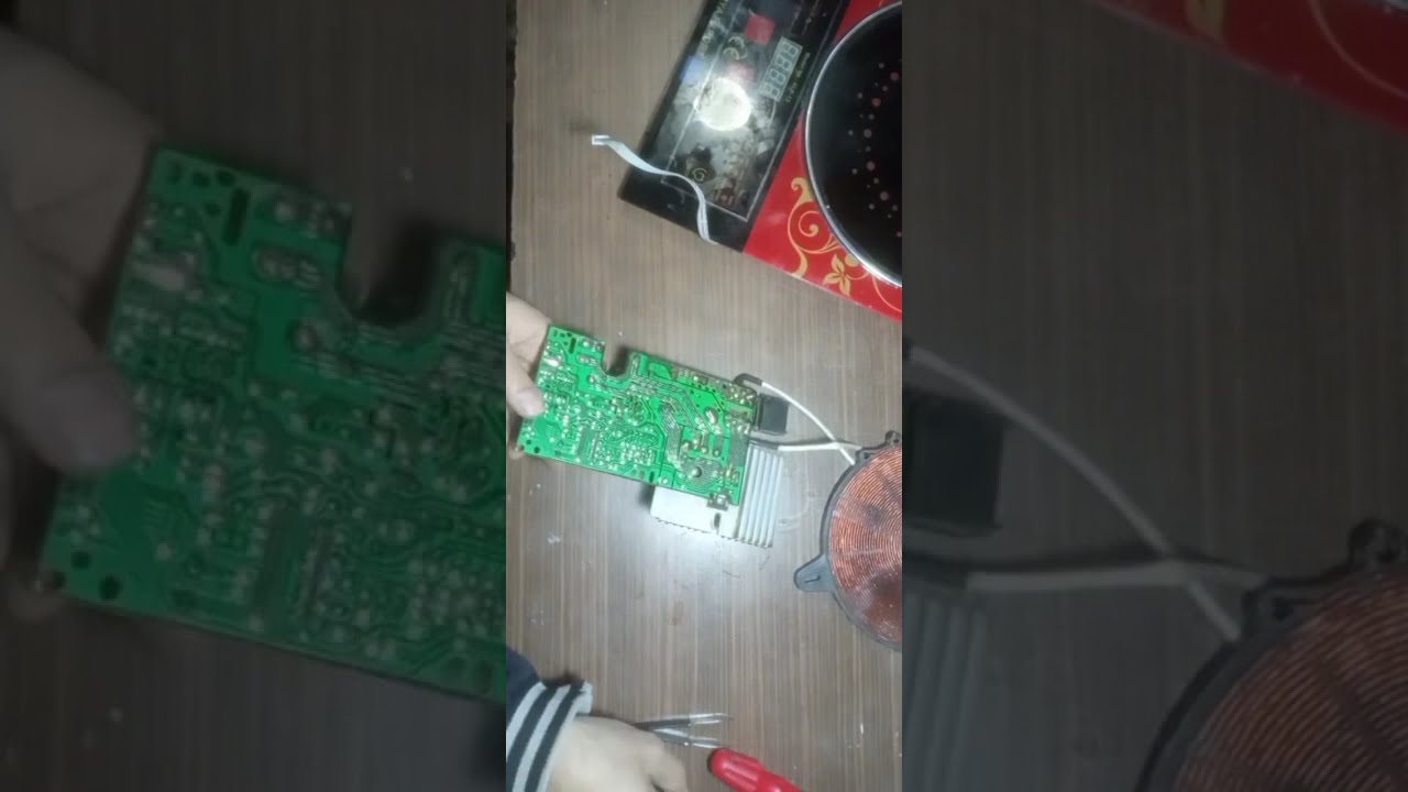 وصلاح وصيانة ليزرية الطباخ التحريضي مشكله في المعالج عطل مهم جدا