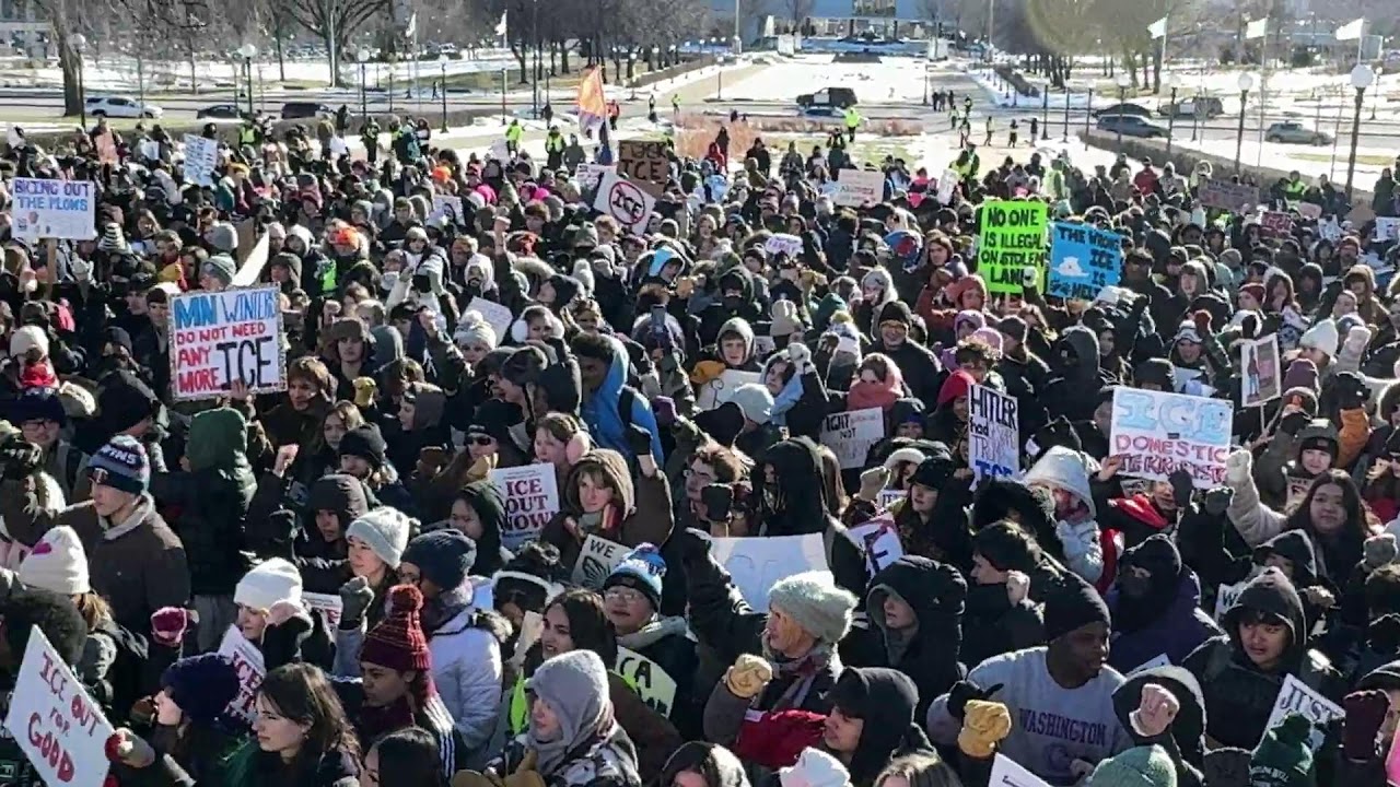 LIVE: Anti-ICE Protest Outside Minnesota State Capitol
